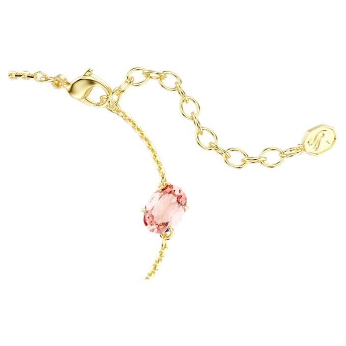 Gema Bracelet Mixed Cuts, Dangling Crystals, Multicolored, Gold-Tone Plated Gema Bracelet Mixed Cuts, Dangling Crystals, Multicolored, Gold-Tone Plated