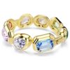 Gema Cuff Oversized Crystals, Mixed Cuts, Multicolored, Gold-Tone Plated Gema Cuff Oversized Crystals, Mixed Cuts, Multicolored, Gold-Tone Plated