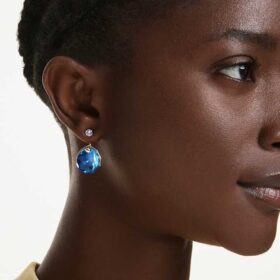 Gema Earring Jackets Blue, Gold-Tone Plated