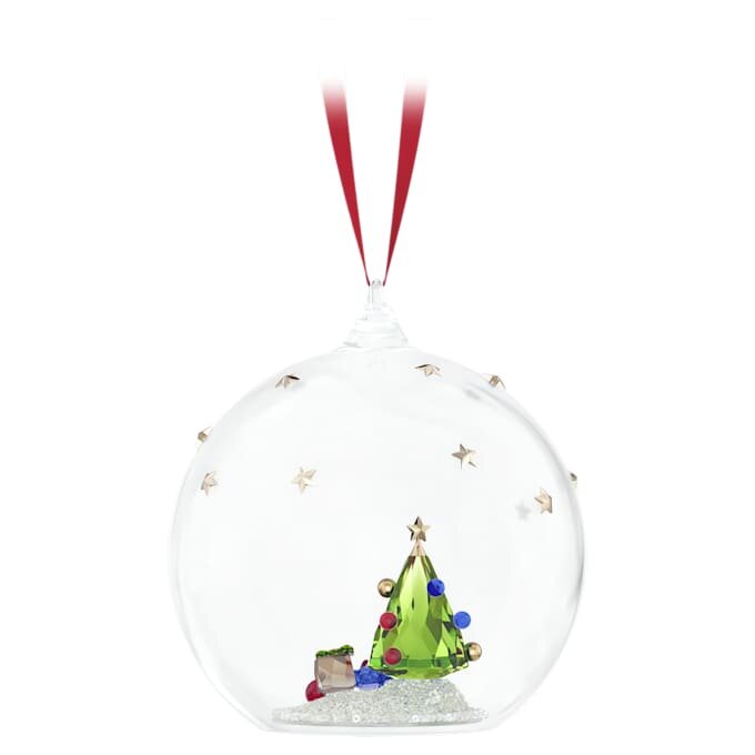 Holiday Cheers Tree and Gifts Ball Ornament Holiday Cheers Tree and Gifts Ball Ornament