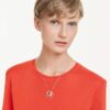 Hyperbola Necklace Round Cut, White, Gold-Tone Plated Hyperbola Necklace Round Cut, White, Gold-Tone Plated