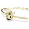 Idyllia Bangle Mixed Cuts, Bee, Multicolored, Gold-Tone Plated