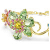 Idyllia Bracelet Mixed Cuts, Flower, Multicolored, Gold-Tone Plated