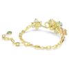 Idyllia Bracelet Mixed Cuts, Flower, Multicolored, Gold-Tone Plated