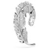 Idyllia Brooch Mixed Cuts, Feather, Rhodium Plated