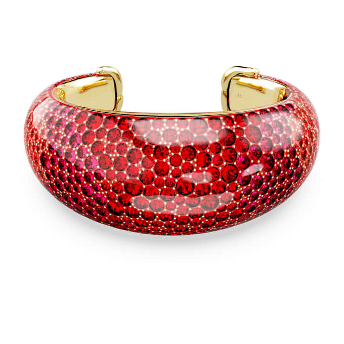 Idyllia Cuff Red, Gold-Tone Plated Idyllia Cuff Red, Gold-Tone Plated