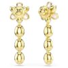 Idyllia Drop Earrings Mixed Cuts, Flower, Multicolored, Gold-Tone Plated Idyllia Drop Earrings Mixed Cuts, Flower, Multicolored, Gold-Tone Plated
