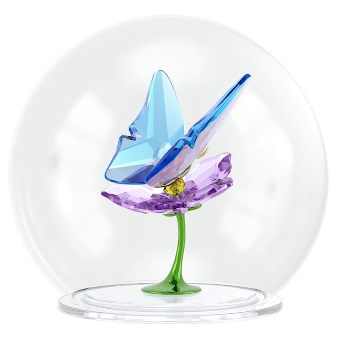 Idyllia Glass Ball Butterfly and Flower Idyllia Glass Ball Butterfly and Flower