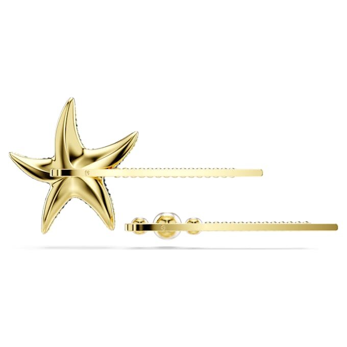 Idyllia Hair Pin Set (2), Crystal Pearls, Starfish, Multicolored, Gold-Tone Plated Idyllia Hair Pin Set (2), Crystal Pearls, Starfish, Multicolored, Gold-Tone Plated