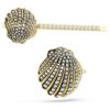 Idyllia Hair Pin Set (2), Shell, White, Mixed Metal Finish Idyllia Hair Pin Set (2), Shell, White, Mixed Metal Finish