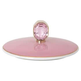 Idyllia Mug Porcelain, Crystal Print Motif, Finch, Pink