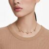 Idyllia Necklace Crystal Pearl, Mixed Cuts, Flower, Multicolored, Gold-Tone Plated Idyllia Necklace Crystal Pearl, Mixed Cuts, Flower, Multicolored, Gold-Tone Plated