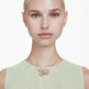 Idyllia Pendant Mixed Cuts, Flower, Multicolored, Gold-Tone Plated Idyllia Pendant Mixed Cuts, Flower, Multicolored, Gold-Tone Plated