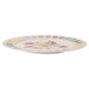 Idyllia Service Plate Porcelain, Crystal Print Motif, Bouquet, Multicolored
