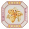 Idyllia Vide Poche Porcelain, Crystal Print Motif, Flower, Pink