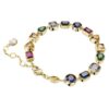 Imber Bracelet Mixed Cuts, Multicolored, Gold-Tone Plated
