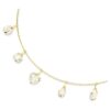 Imber Necklace Mixed Cuts, White, Gold-Tone Plated