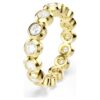 Imber Ring Round Cut, White, Gold-Tone Plated
