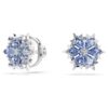 Magic Set Snowflake, Blue, Rhodium Plated