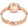 Matrix Bangle Watch Swiss Made, Crystal Bracelet, Red, Rose Gold-Tone Finish