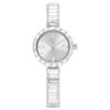 Matrix Bangle Watch Swiss Made, Crystal Bracelet, White, Stainless Steel