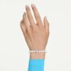Matrix Bracelet Crystal Pearl, White, Rhodium Plated