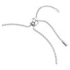 Matrix Bracelet Gradient of Round Cuts, White, Rhodium Plated