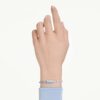 Matrix Bracelet Mixed Cuts, Blue, Rhodium Plated
