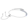 Matrix Bracelet Mixed Cuts, Blue, Rhodium Plated
