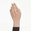 Matrix Bracelet Round Cut, White, Gold-Tone Plated Matrix Bracelet Round Cut, White, Gold-Tone Plated