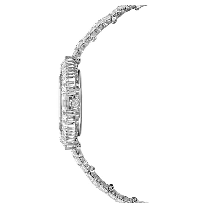 Matrix Octagon Watch Baguette Cut, Metal Bracelet, Silver Tone, Stainless Steel Matrix Octagon Watch Baguette Cut, Metal Bracelet, Silver Tone, Stainless Steel