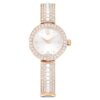 Matrix Pearl Bangle Bangle Watch Swiss Made, Crystal Bracelet, White, Rose Gold-Tone Finish Matrix Pearl Bangle Bangle Watch Swiss Made, Crystal Bracelet, White, Rose Gold-Tone Finish
