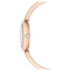 Matrix Pearl Bangle Bangle Watch Swiss Made, Crystal Bracelet, White, Rose Gold-Tone Finish Matrix Pearl Bangle Bangle Watch Swiss Made, Crystal Bracelet, White, Rose Gold-Tone Finish