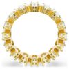 Matrix Ring Oval Cut, White, Gold-Tone Plated Matrix Ring Oval Cut, White, Gold-Tone Plated
