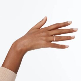 Matrix Vittore Ring Marquise Cut, White, Rose Gold-Tone Plated