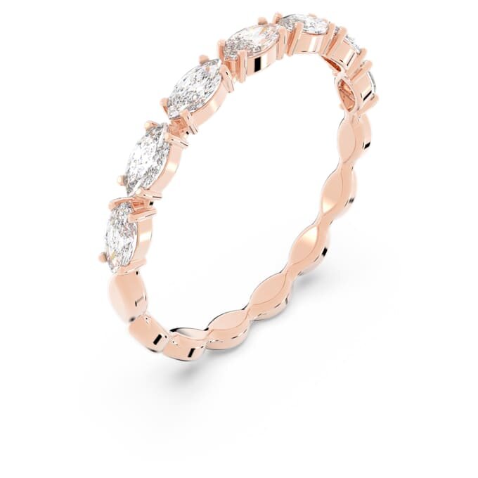 Matrix Vittore Ring Marquise Cut, White, Rose Gold-Tone Plated Matrix Vittore Ring Marquise Cut, White, Rose Gold-Tone Plated