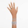 Matrix Vittore Ring Round Cut, White, Silver-Tone Finish
