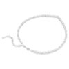 Mesmera Necklace Mixed Cuts, White, Rhodium Plated