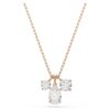 Mesmera Pendant Mixed Cuts, White, Rose Gold-Tone Plated