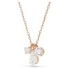 Mesmera Pendant Mixed Cuts, White, Rose Gold-Tone Plated