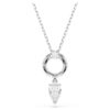 Mesmera Pendant Pear Cut, White, Rhodium Plated Mesmera Pendant Pear Cut, White, Rhodium Plated