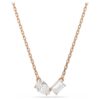 Mesmera Set Pear Cut, Octagon Cut, White, Rose Gold-Tone Plated Mesmera Set Pear Cut, Octagon Cut, White, Rose Gold-Tone Plated