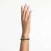 Millenia Bracelet Octagon Cut, Color Gradient, Green, Gold-Tone Plated