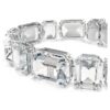 Millenia Bracelet Octagon Cut, White, Rhodium Plated Millenia Bracelet Octagon Cut, White, Rhodium Plated