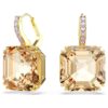 Millenia Drop Earrings Mixed Cuts, Caramel, Gold-Tone Plated
