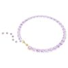Millenia Necklace Octagon Cut, Purple, Gold-Tone Plated Millenia Necklace Octagon Cut, Purple, Gold-Tone Plated