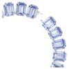Millenia Necklace Oversized Crystals, Octagon Cut, Blue, Rhodium Plated Millenia Necklace Oversized Crystals, Octagon Cut, Blue, Rhodium Plated