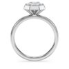 Octagon Bezel Ring Lab-Grown Diamonds 2.0 Ct Tw, Octagon Shape, 14K White Gold Octagon Bezel Ring Lab-Grown Diamonds 2.0 Ct Tw, Octagon Shape, 14K White Gold