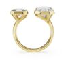 Octagon Bezel Ring Lab-Grown Diamonds 4.10 Ct Tw, Octagon Shape, 18K Yellow Gold