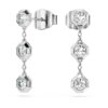 Octagon Drop Earrings Lab-Grown Diamonds 0.6 Ct Tw, Round Shape, Sterling Silver Octagon Drop Earrings Lab-Grown Diamonds 0.6 Ct Tw, Round Shape, Sterling Silver
